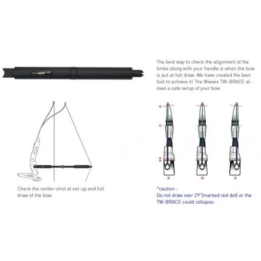 WIAWIS - TW-Brace (Bras D'extension) -Archer Soldes wiawis tw brace bras d extension